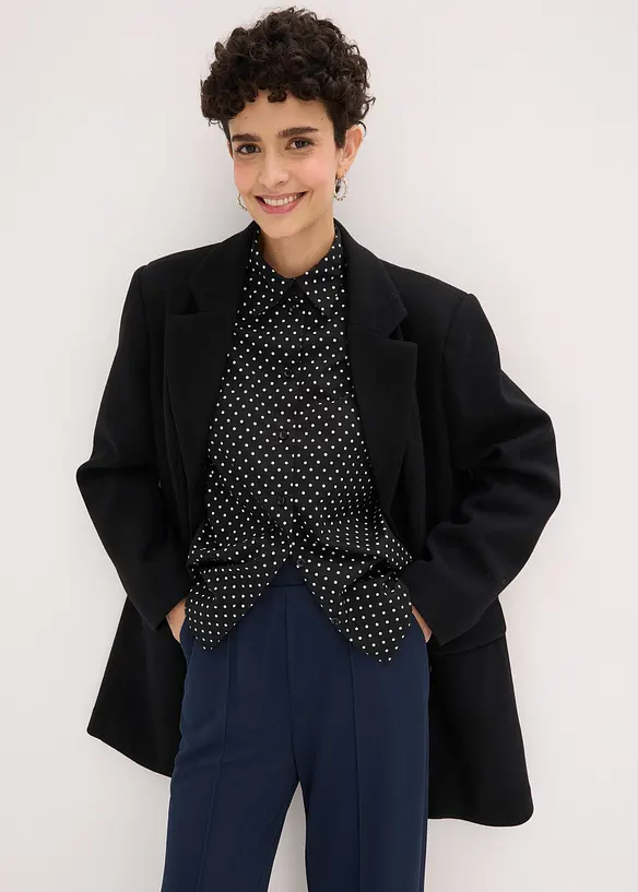 Pull on-bukse i formstabilt Interlockmateriale, bonprix