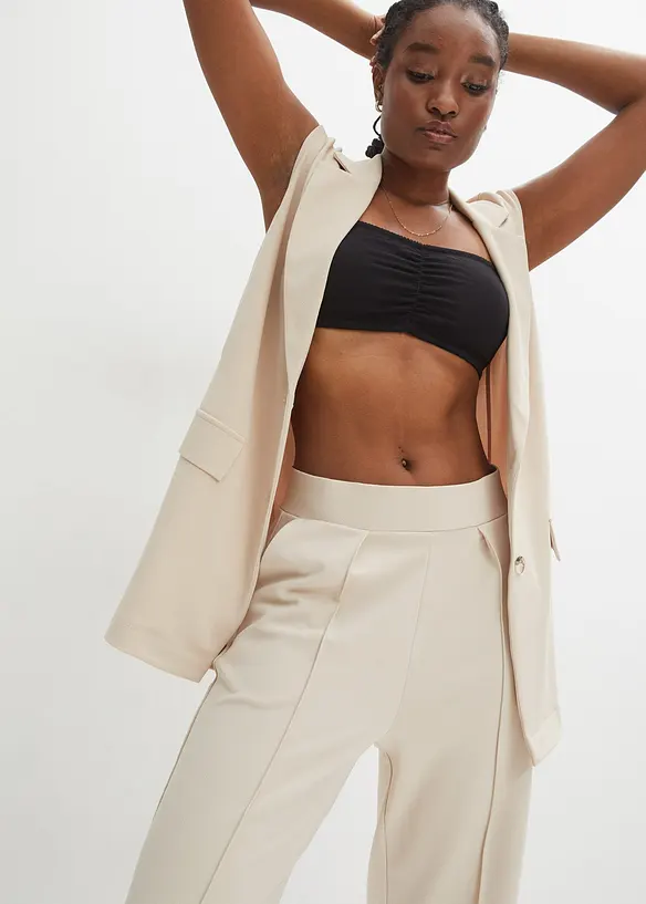 Pull on-bukse i formstabilt interlockmateriale, bonprix