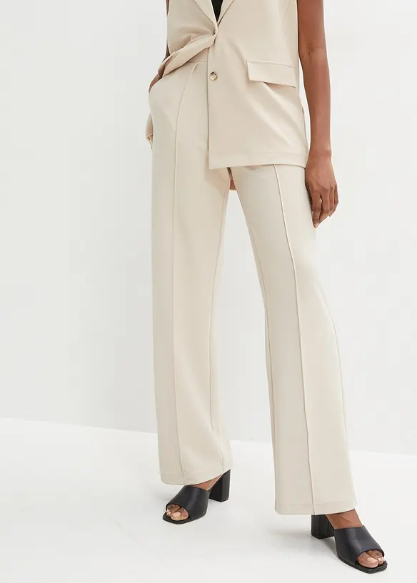 Pull on-bukse i formstabilt interlockmateriale, bonprix