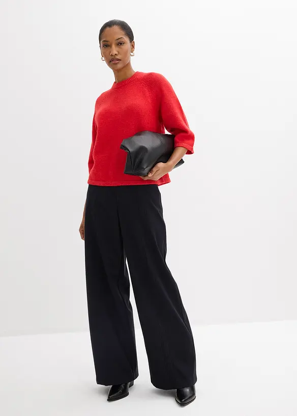 Oversized strikketopp, bonprix