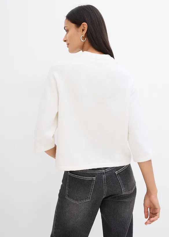 Oversized strikketopp, bonprix