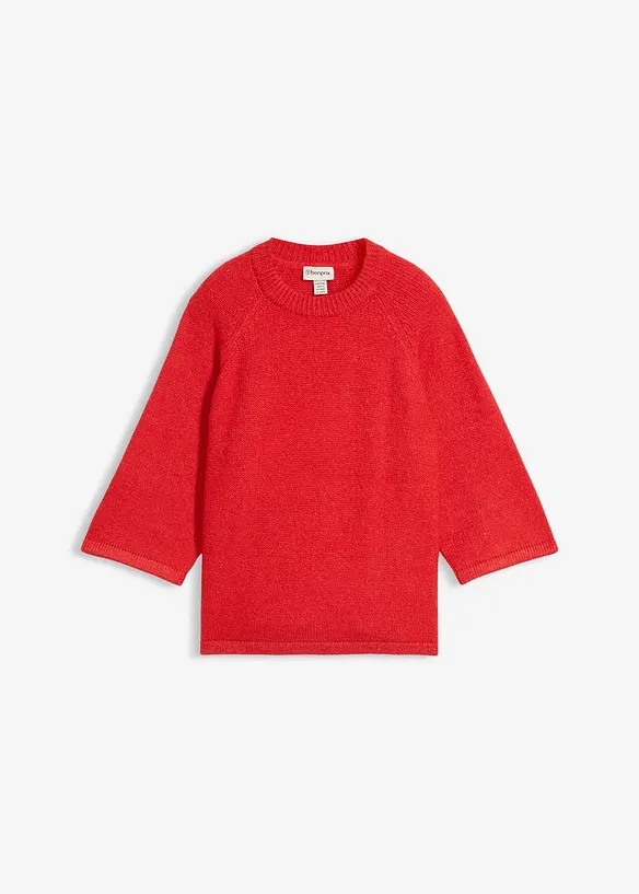 Oversized strikketopp, bonprix