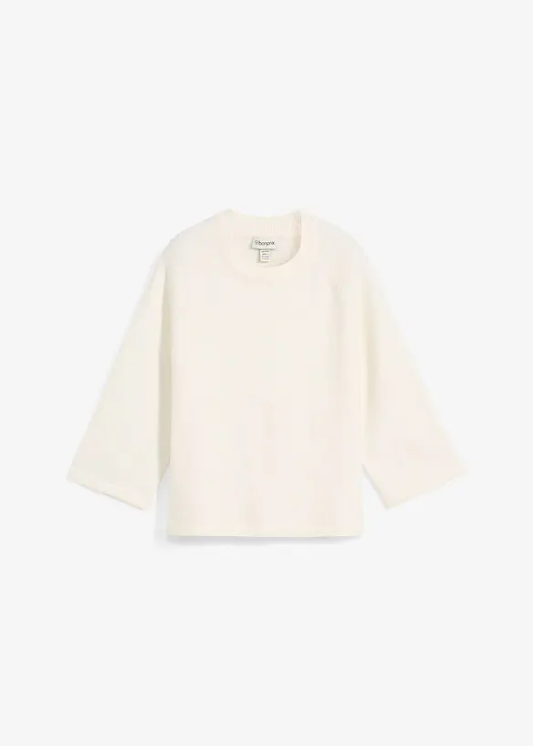 Oversized strikketopp, bonprix