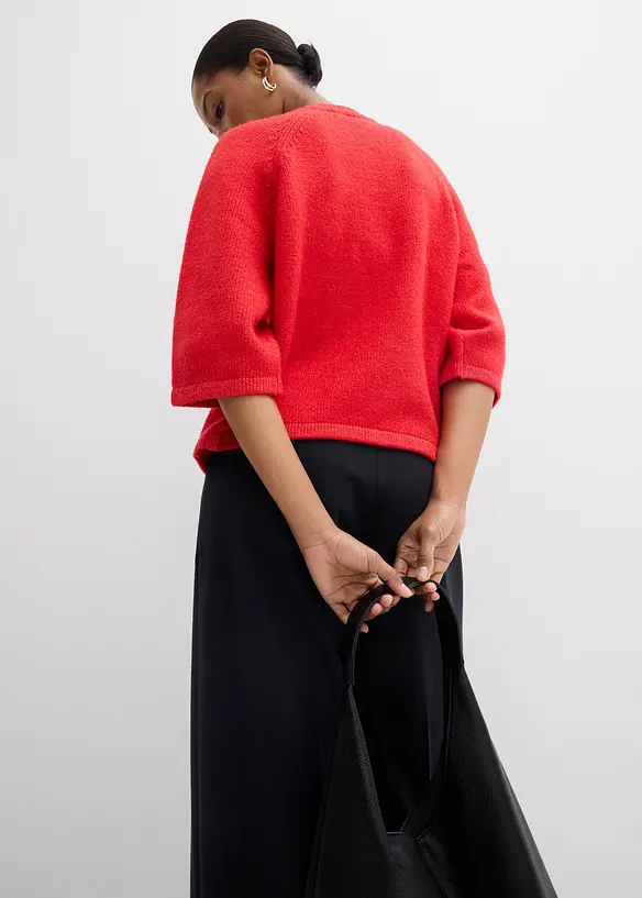 Oversized strikketopp, bonprix