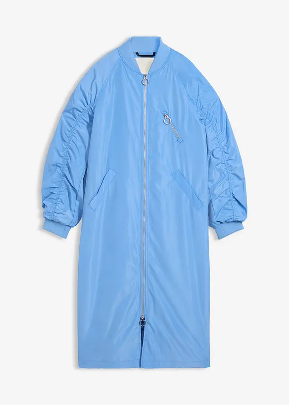 K&aring;pe med ribbestrikket krage, bonprix