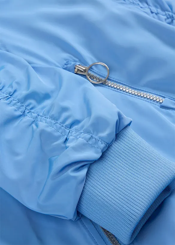 K&aring;pe med ribbestrikket krage, bonprix