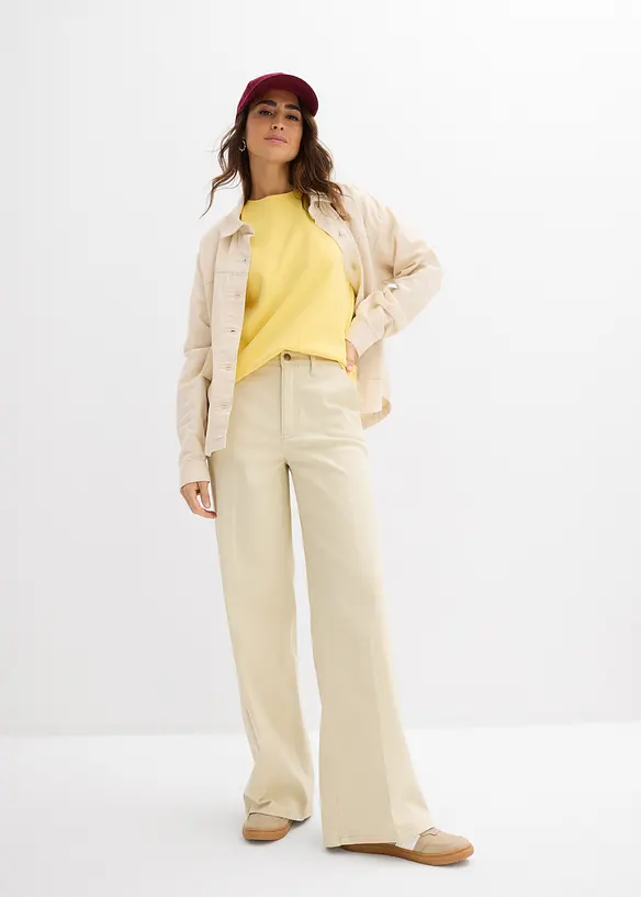 Topp i 100% &oslash;kologisk bomull, bonprix