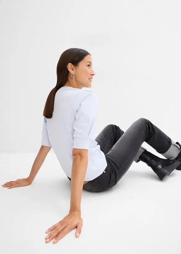 Topp i 100% &oslash;kologisk bomull, bonprix