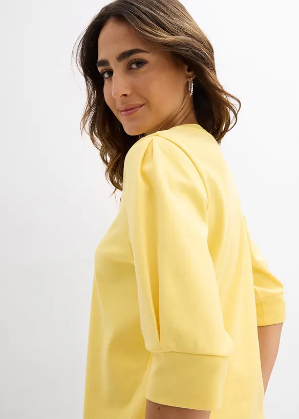 Topp i 100% &oslash;kologisk bomull, bonprix