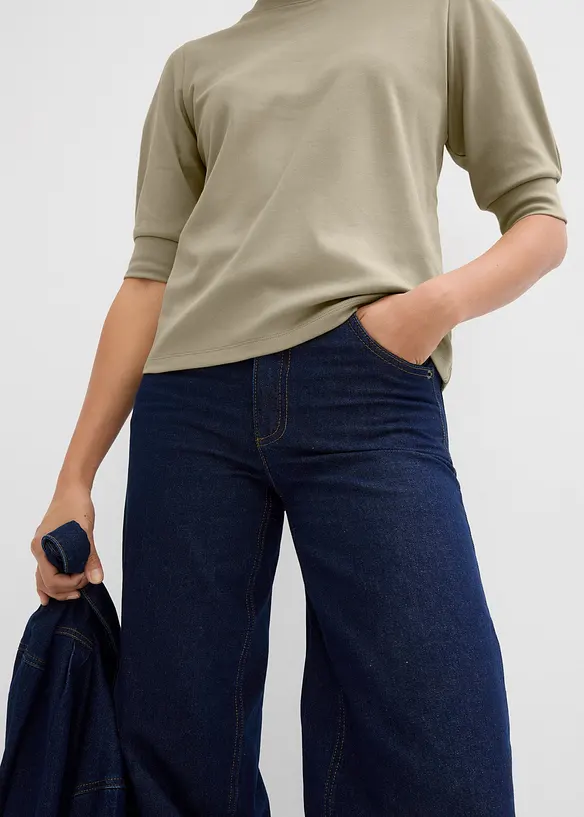 Topp i 100% &oslash;kologisk bomull, bonprix