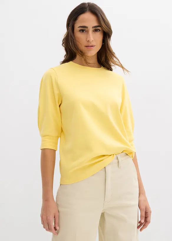 Topp i 100% &oslash;kologisk bomull, bonprix