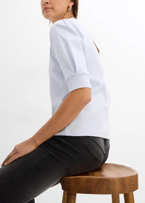 Topp i 100% &oslash;kologisk bomull, bonprix