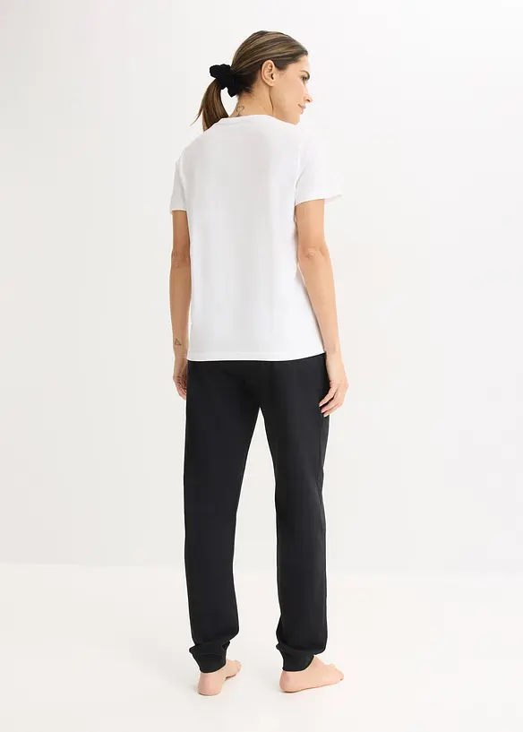 Pyjamas i myk bomull, bonprix