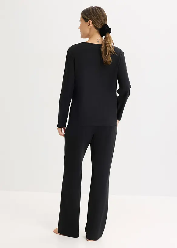 Pyjamas i myk bomull, bonprix