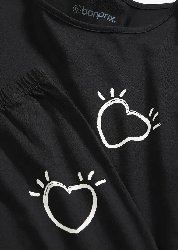 Pyjamas i myk bomull, bonprix
