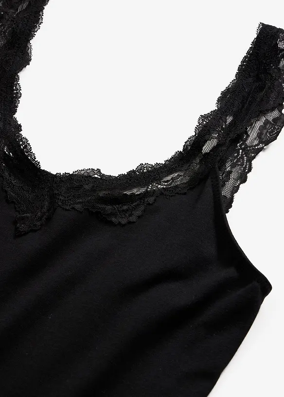 Nattkjole med blonde, bonprix