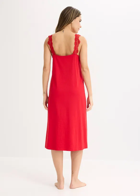 Nattkjole med blonde, bonprix