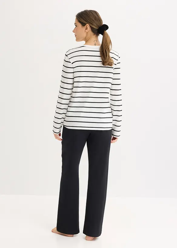 Pyjamas i 100% bomull, bonprix