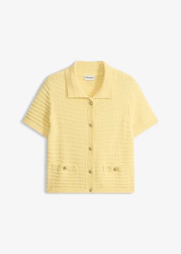 Cardigan med dekorative knapper, bonprix