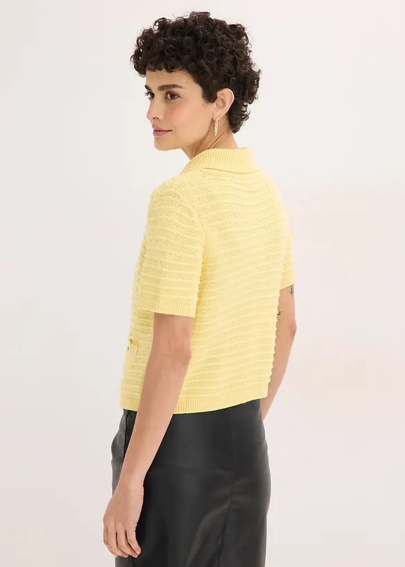 Cardigan med dekorative knapper, bonprix