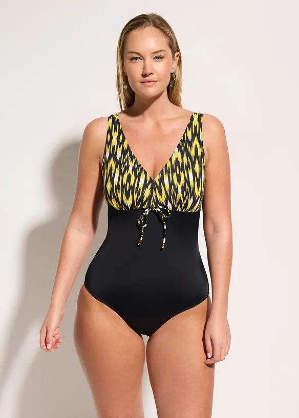 Shape-badedrakt med brede skulderb&aring;nd, middels formende, bonprix