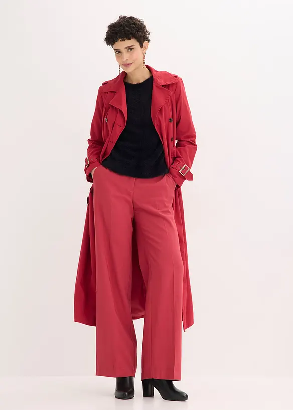 Genser med hullm&oslash;nster og fj&aelig;rgarn, bonprix