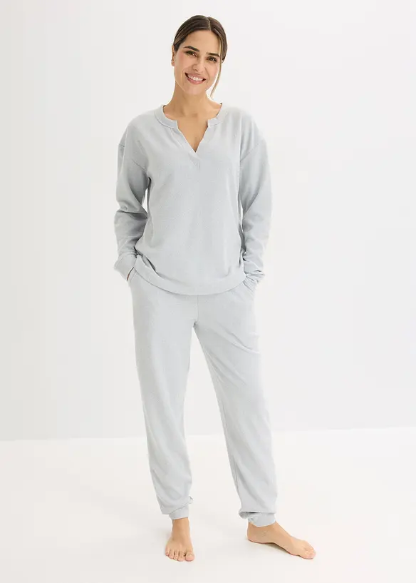 Kosedress av myk vaffeljersey, bonprix