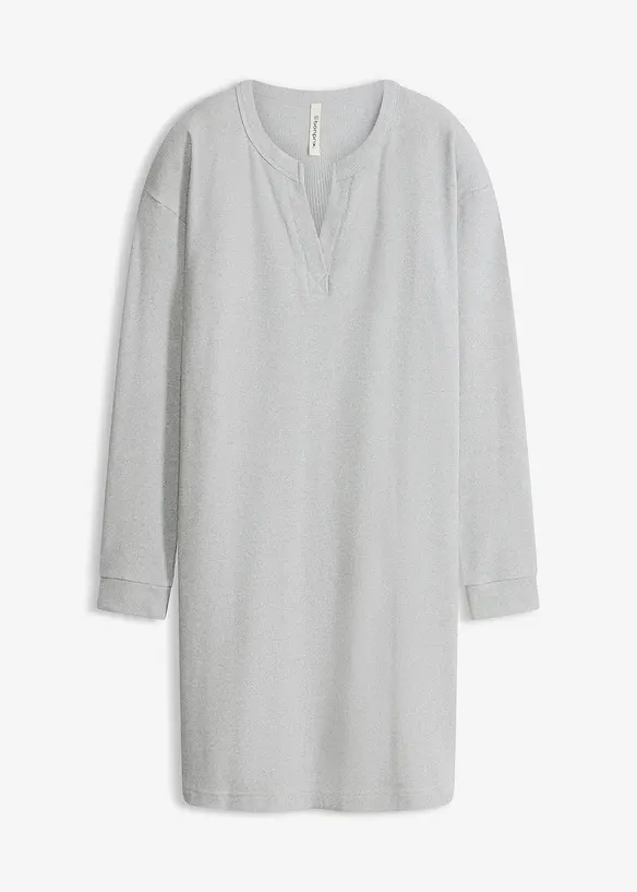 Loungekjole i mykt ribbemateriale, bonprix