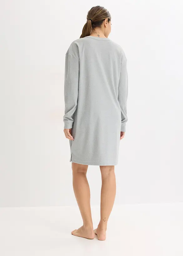 Loungekjole i mykt ribbemateriale, bonprix