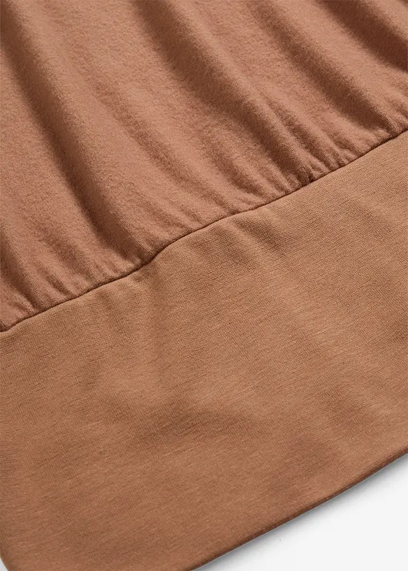 Langermet topp i myk viskosemiks, bonprix