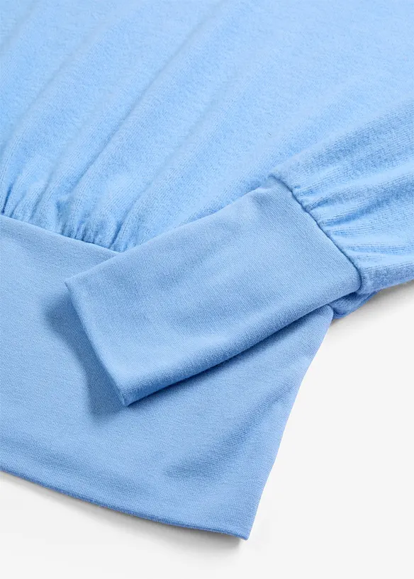 Langermet topp i myk viskosemiks, bonprix