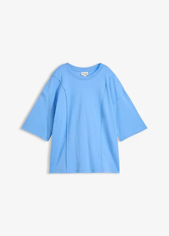 Oversized topp i 100% &oslash;kologisk bomull, bonprix