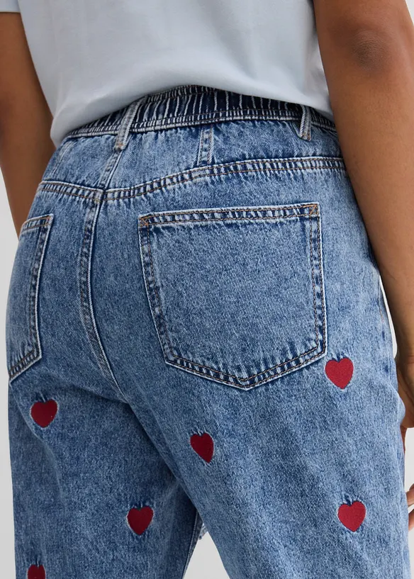 Loose Fit Straight-jeans High Waist, bonprix