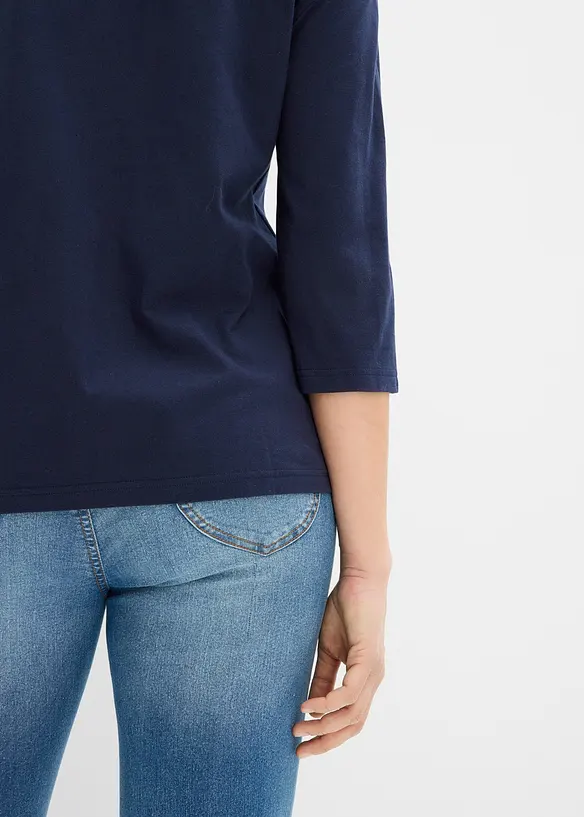 Topp i 100% bomull og boxy modell, bonprix