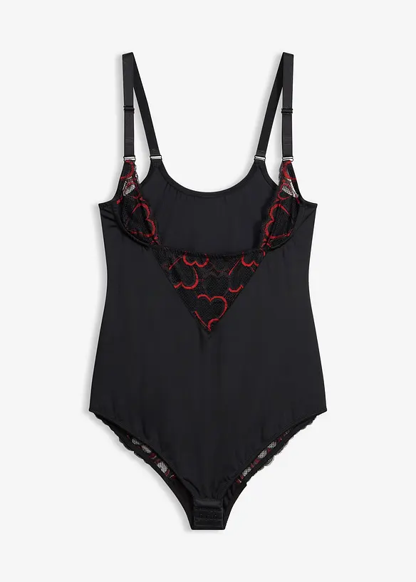 Shape-body med blonder, lett formende, bonprix