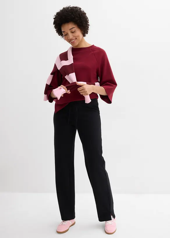 Joggebukse i 100% &oslash;kologisk bomull, bonprix