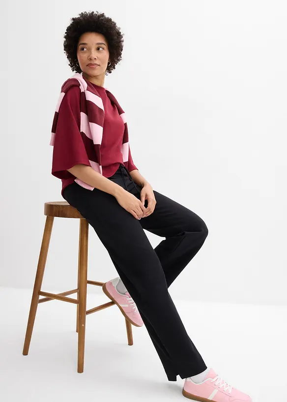 Joggebukse i 100% &oslash;kologisk bomull, bonprix