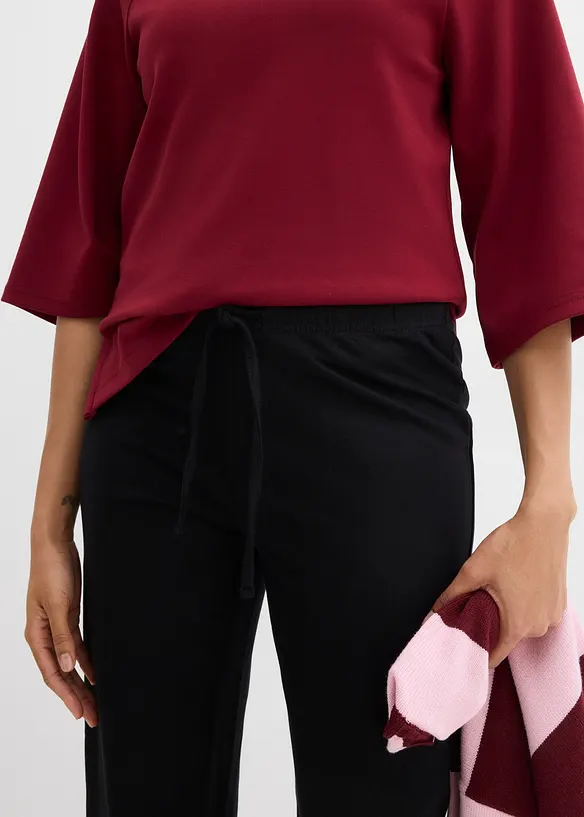 Joggebukse i 100% &oslash;kologisk bomull, bonprix