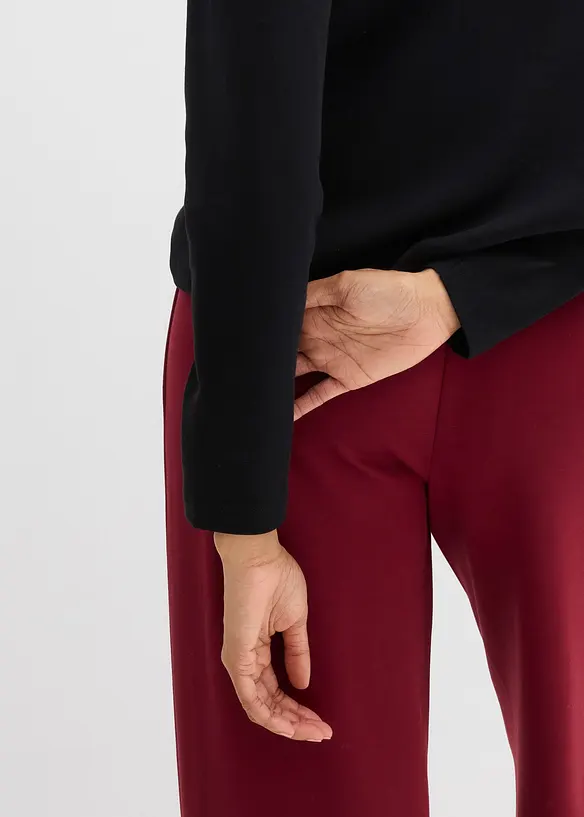 Cardigan i formstabil jersey i 100% &oslash;kologisk bomull, bonprix