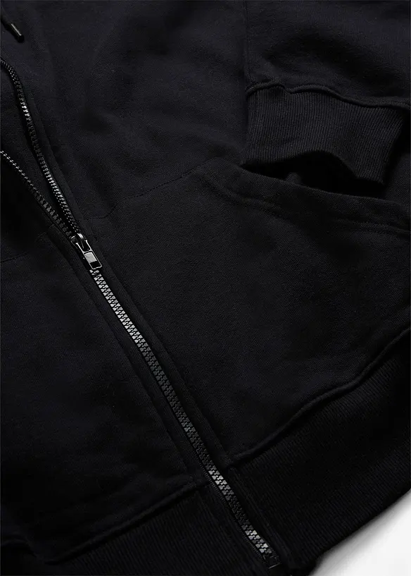 2i1-b&aelig;rejakke med hette i myk bomullstrikot til herre, bonprix