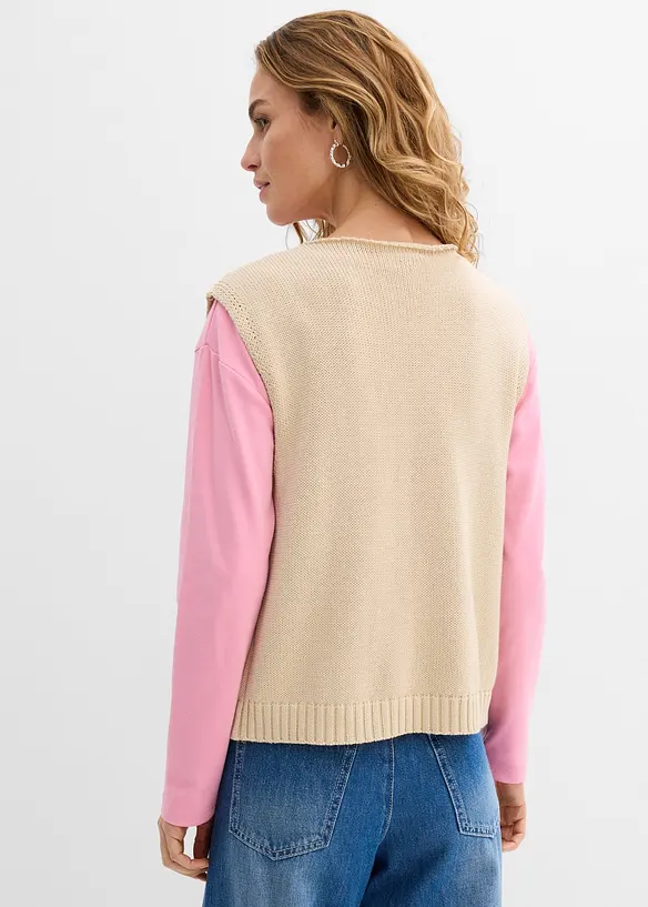 Strikkevest, bonprix