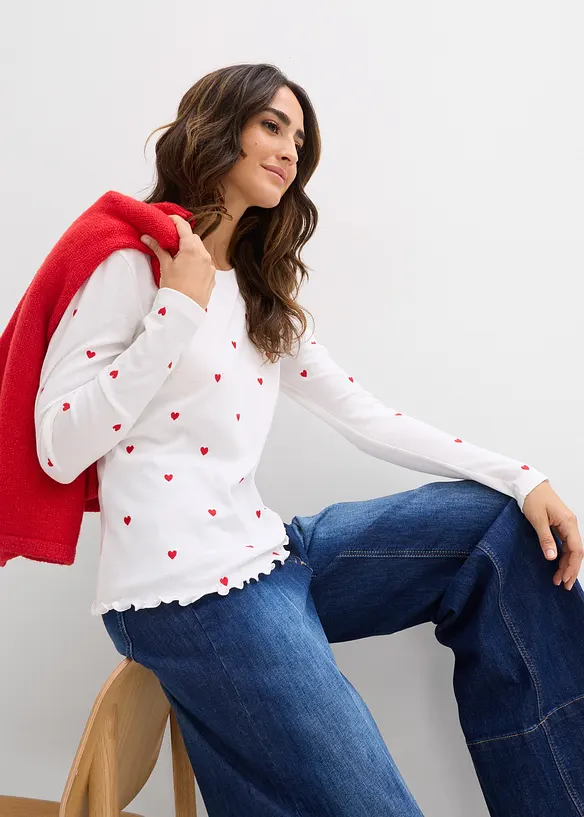 Langermet topp, bonprix