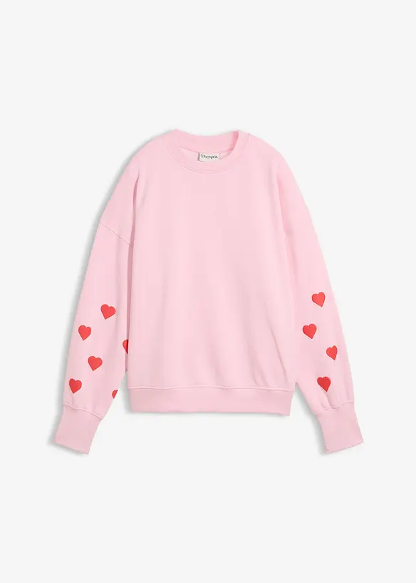 Sweatshirt i bomullsmiks, bonprix