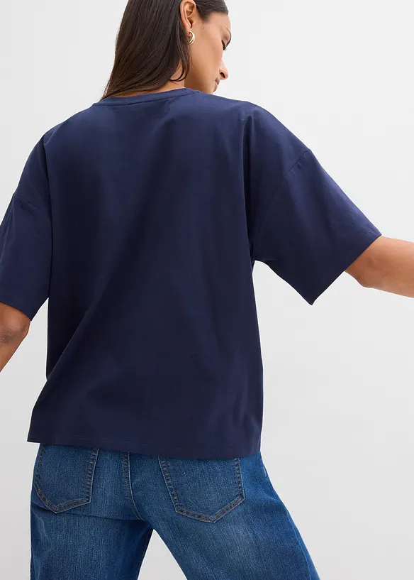 T-skjorte av elastisk, &oslash;kologisk bomullsmiks, bonprix