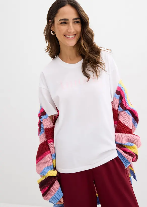 T-skjorte i 100% &oslash;kologisk bomull, bonprix