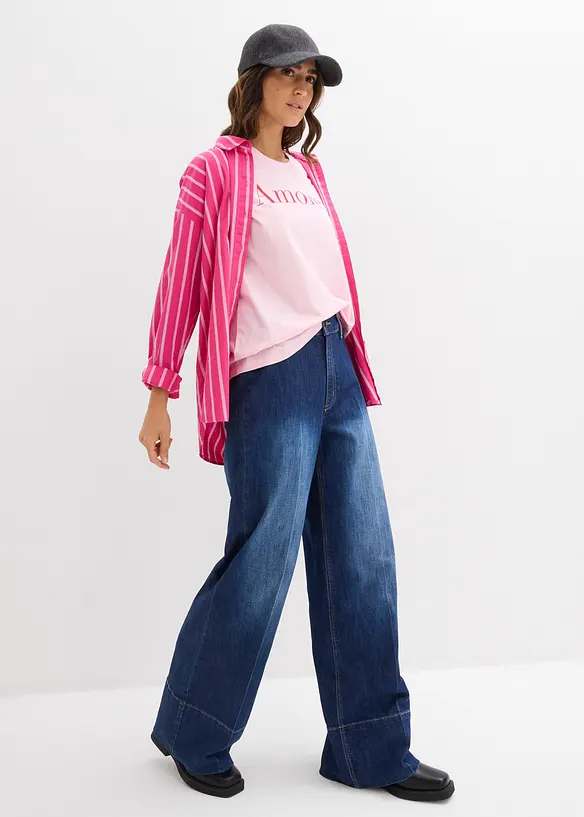 T-skjorte i 100% &oslash;kologisk bomull, bonprix