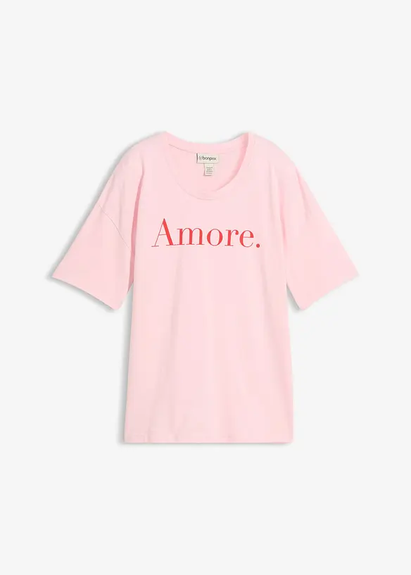 T-skjorte i 100% &oslash;kologisk bomull, bonprix