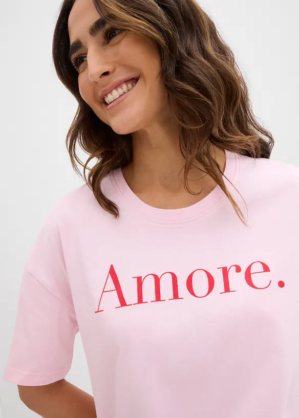 T-skjorte i 100% &oslash;kologisk bomull, bonprix