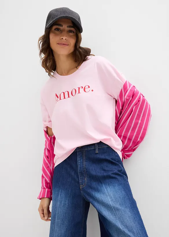 T-skjorte i 100% &oslash;kologisk bomull, bonprix