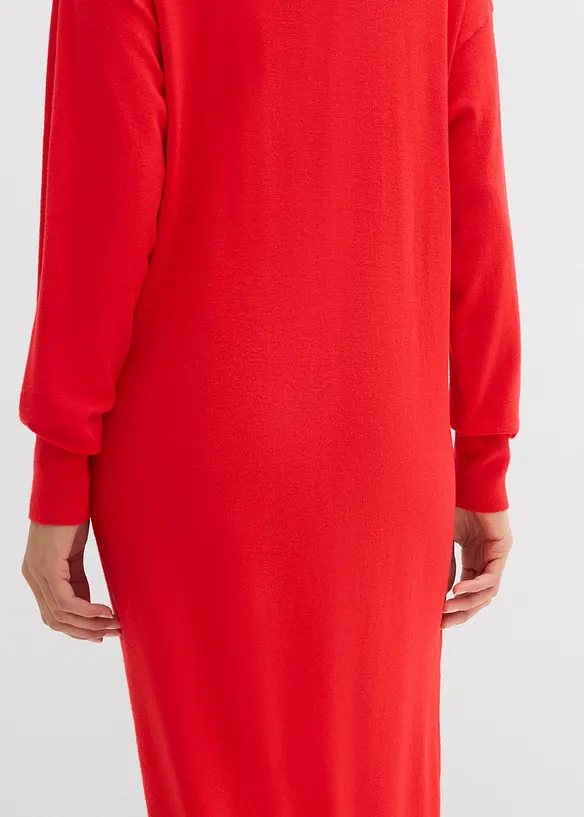 Ledig midikjole i viskosemiks, bonprix